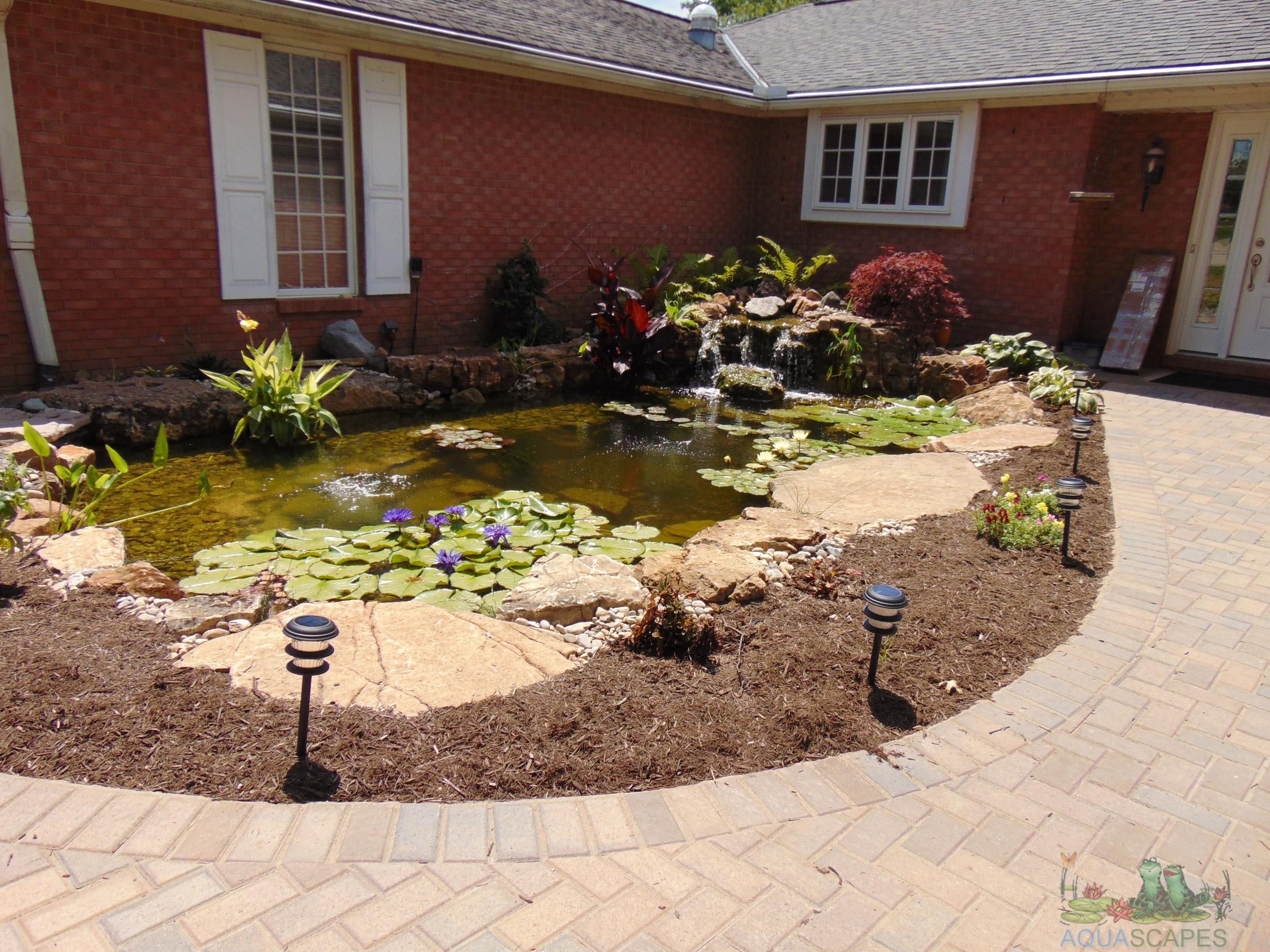 Garden transformation with water feature